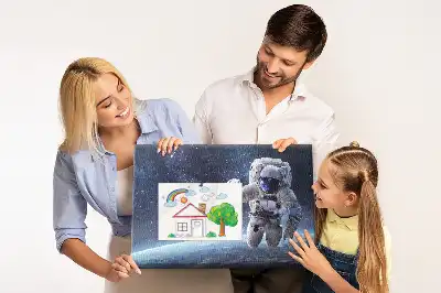 Nástěnka do dětského pokoje s motivem astronauta