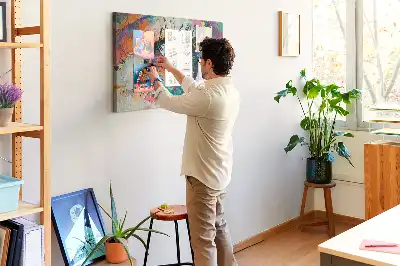 Nástěnka do dětského pokoje s motivem lidského oka