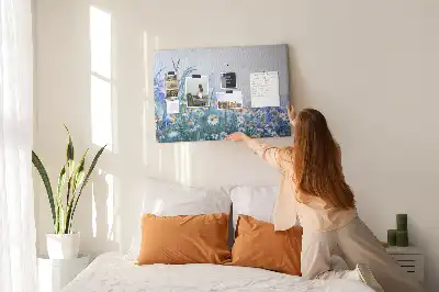 Korková nástěnka Motýl na louce