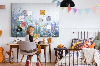 Korková nástěnka Motýl na louce