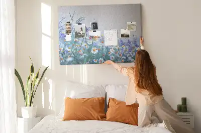 Korková nástěnka Motýl na louce