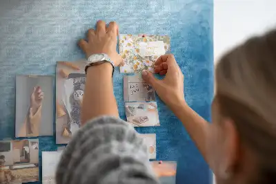 Nástěnka do dětského pokoje s abstraktním motivem vody