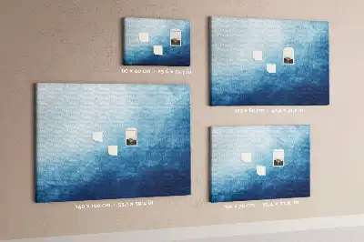 Nástěnka do dětského pokoje s abstraktním motivem vody