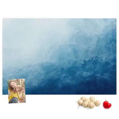 Nástěnka do dětského pokoje s abstraktním motivem vody