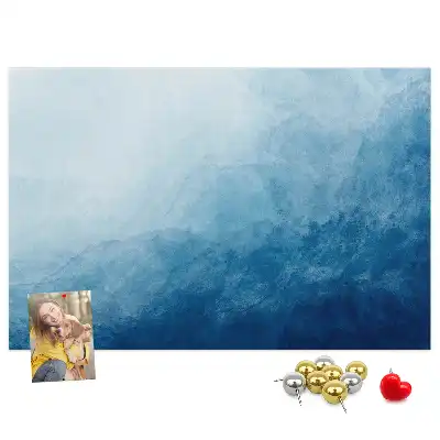 Nástěnka do dětského pokoje s abstraktním motivem vody