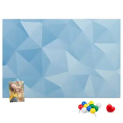 Nástěnka korková Abstraktní trojúhelníky