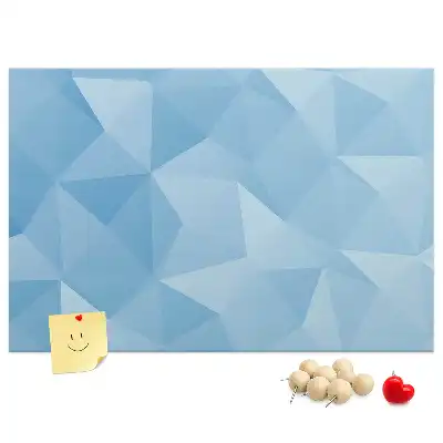 Nástěnka korková Abstraktní trojúhelníky