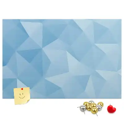 Nástěnka korková Abstraktní trojúhelníky