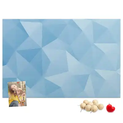 Nástěnka korková Abstraktní trojúhelníky