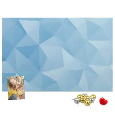 Nástěnka korková Abstraktní trojúhelníky