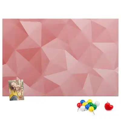 Nástěnka korková Abstraktní trojúhelníky