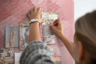 Korková nástěnka Mozaika z trojúhelníků