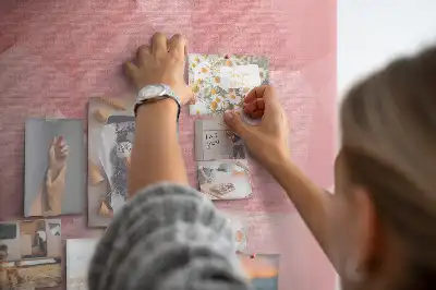 Nástěnka korková Abstraktní trojúhelníky