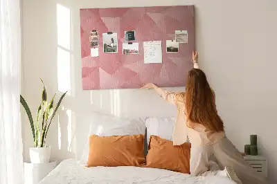 Nástěnka korková Abstraktní trojúhelníky
