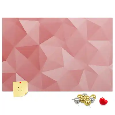 Nástěnka korková Abstraktní trojúhelníky