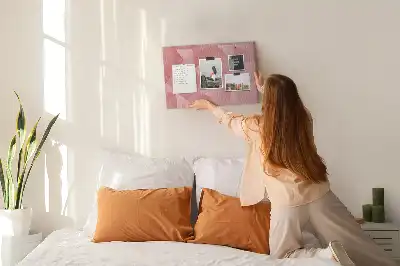 Nástěnka korková Abstraktní trojúhelníky
