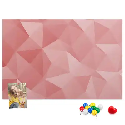 Nástěnka korková Abstraktní trojúhelníky