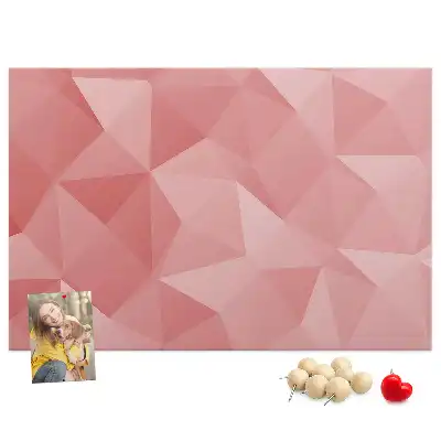Nástěnka korková Abstraktní trojúhelníky