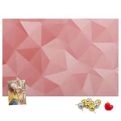 Nástěnka korková Abstraktní trojúhelníky