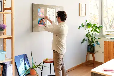 Nástěnka do dětského pokoje Abstraktní trojúhelníky
