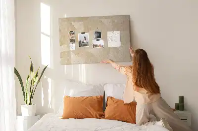 Nástěnka do dětského pokoje Abstraktní trojúhelníky