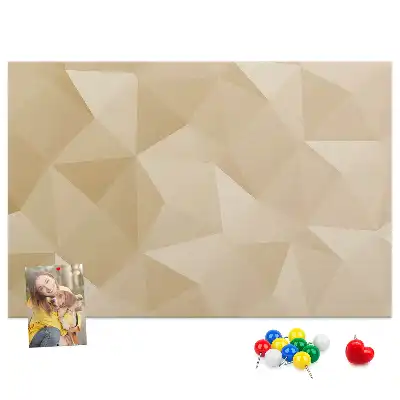 Nástěnka do dětského pokoje Abstraktní trojúhelníky