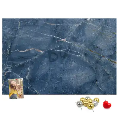 Nástěnka korková se stylovou mramorovou texturou