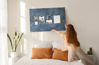 Nástěnka korková se stylovou mramorovou texturou