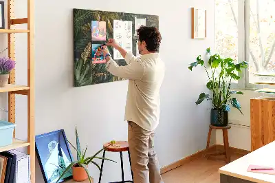 Korková tabule Listy džungle