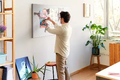 Nástěnka do dětského pokoje Mapa světa z cihel