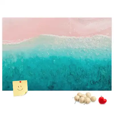 Nástěnka korková Plážový mořský písek