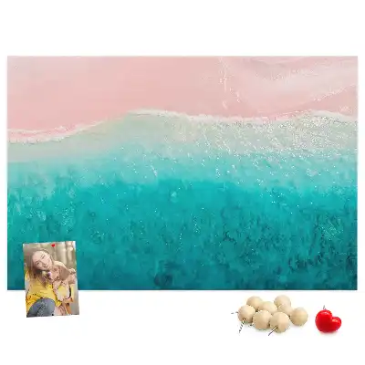 Nástěnka korková Plážový mořský písek