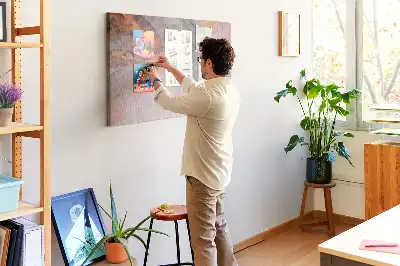 Nástěnka korková Dekorativní mramor