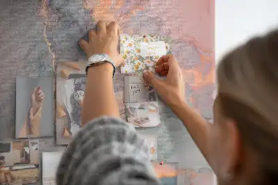 Nástěnka korková Dekorativní mramor