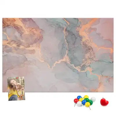 Nástěnka korková Dekorativní mramor