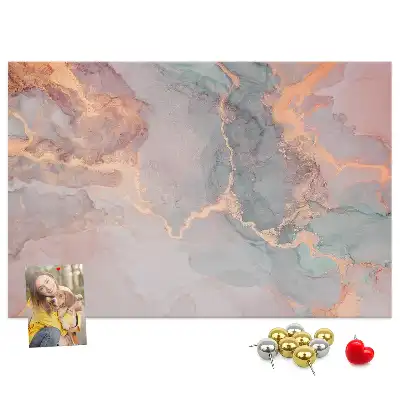 Korková nástěnka s motivem mramoru