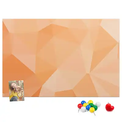 Nástěnka korková Abstraktní trojúhelníky