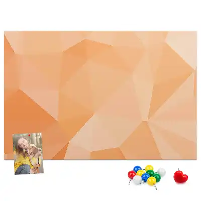 Nástěnka korková Abstraktní trojúhelníky