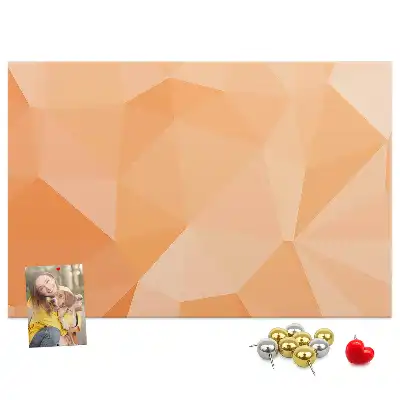 Nástěnka korková Abstraktní trojúhelníky