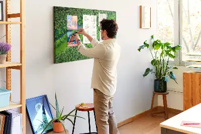Nástěnka do dětského pokoje Řeka v lese