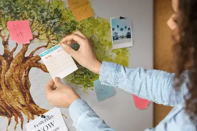 Korková nástěnka Rodokmen paměť generací