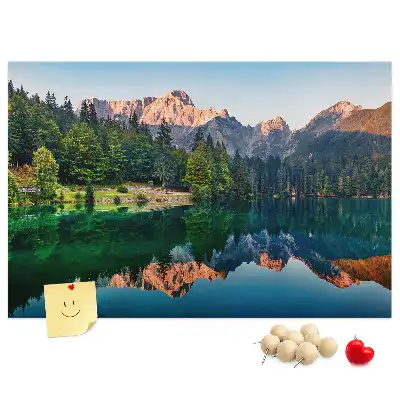 Nástěnka korková Jezerní krajina
