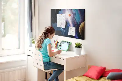 Nástěnka do dětského pokoje Velká galaxie