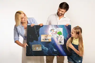 Nástěnka do dětského pokoje Velká galaxie