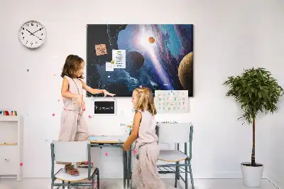 Nástěnka do dětského pokoje Velká galaxie