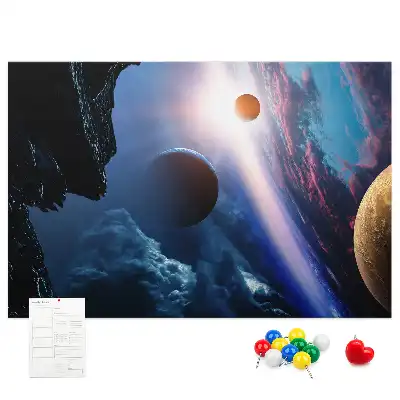 Nástěnka do dětského pokoje Velká galaxie