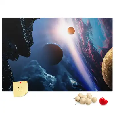 Nástěnka do dětského pokoje Velká galaxie