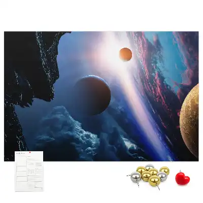Nástěnka do dětského pokoje Velká galaxie