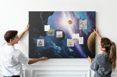 Nástěnka do dětského pokoje Velká galaxie