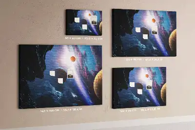 Nástěnka do dětského pokoje Velká galaxie